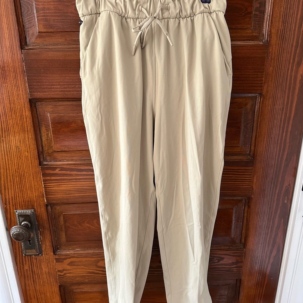 lululemon athletica Straight Leg Work Pants in Beige